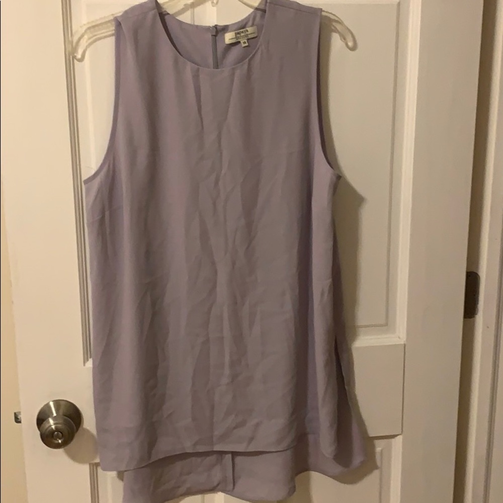 Sleeveless shirt, gray color, 100% polyester